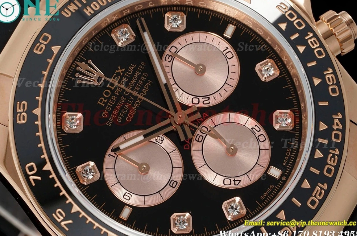 (Gain RG RU Weight) 40mm Daytona 126515 Dia QF Black SH4131 0113